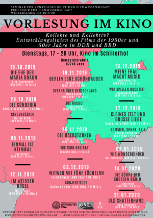 Collection and Collective? Cinematic lines of development of the 1950s and 60s in the Federal Republic of Germany (FRG) and in the German Democratic Republic (GDR)